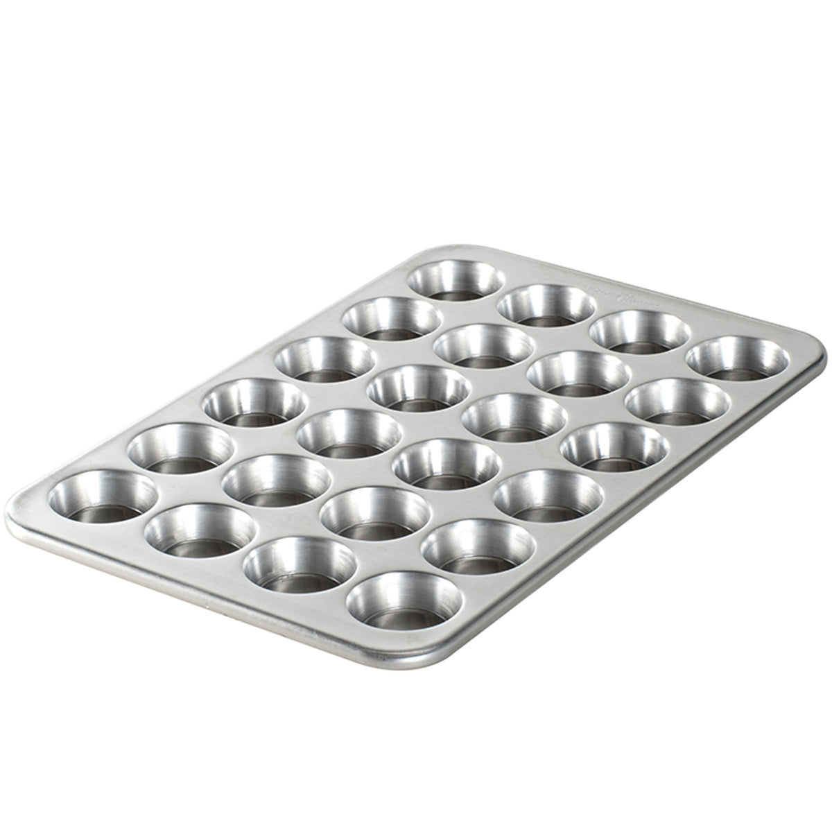 Nordic Ware natural aluminum petite muffin pan setup for batch baking and reliability