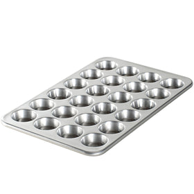 Nordic Ware natural aluminum petite muffin pan setup for batch baking and reliability