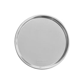 Nordic Ware Naturals 14-inch pizza pan top view promotes even crust