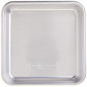 Nordic Ware Naturals aluminum 8x8 square pan – close-up of the smooth baking surface for even browning.