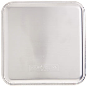Nordic Ware Naturals aluminum 8x8 square pan – encapsulated steel rim preventing warping during use.