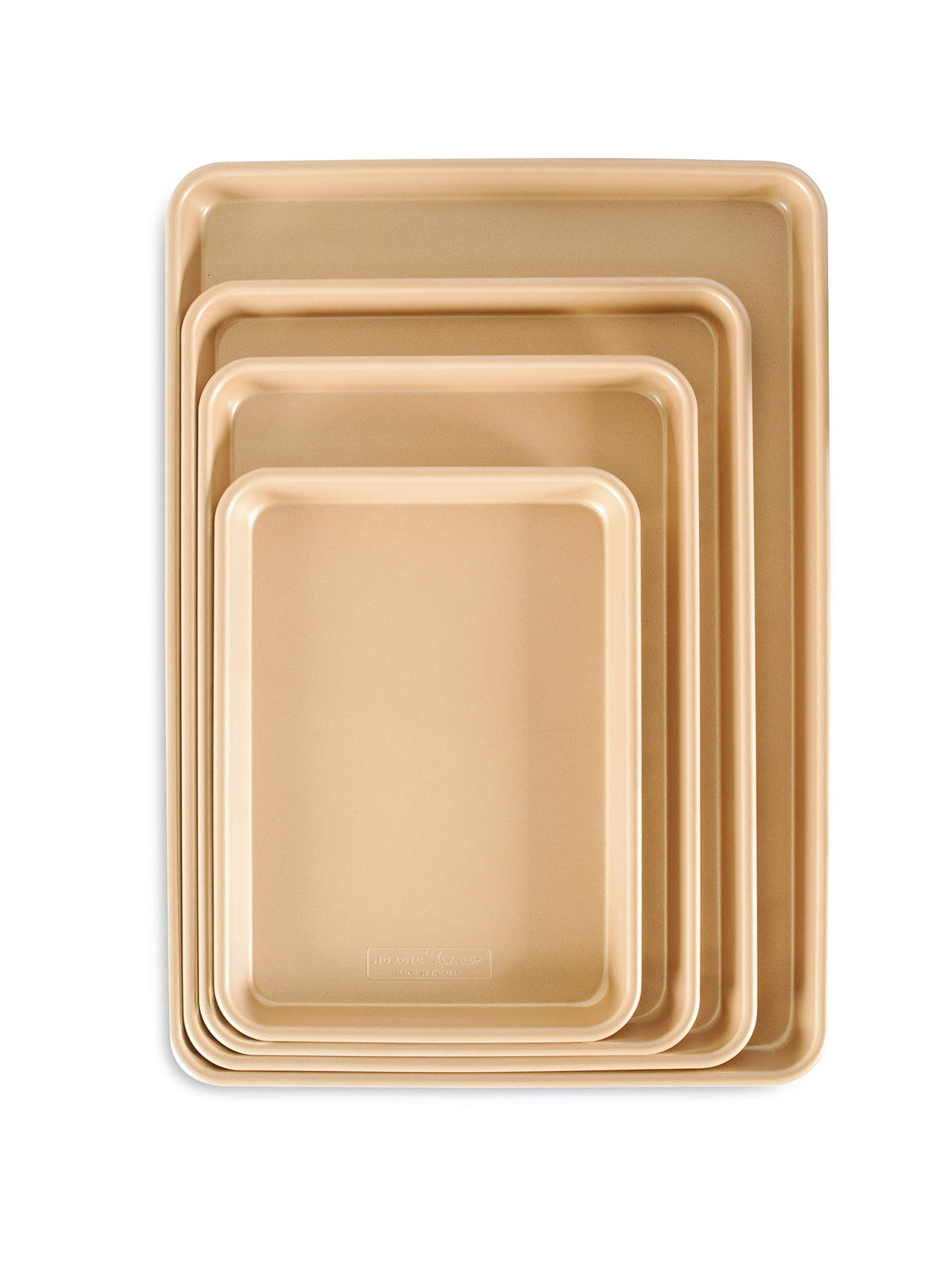 Nordic Ware Naturals aluminum pan after washing shows nonstick surface
