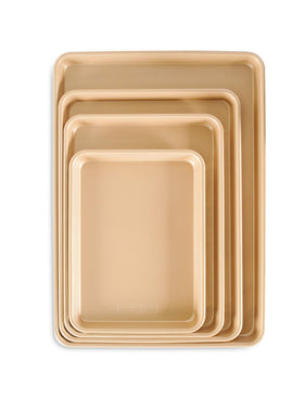 Nordic Ware Naturals aluminum pan after washing shows nonstick surface