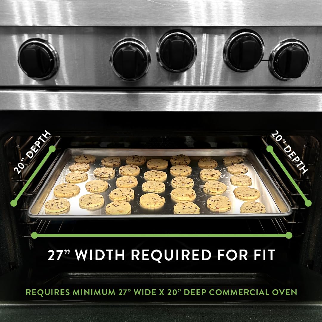 Nordic Ware Naturals bakeware highlights pure aluminum for even heat conduction.