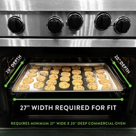 Nordic Ware Naturals bakeware highlights pure aluminum for even heat conduction.