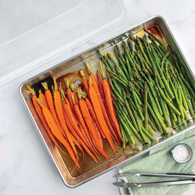 Nordic Ware Naturals Big Batch Pan, American-made durability for lifetime kitchen use.