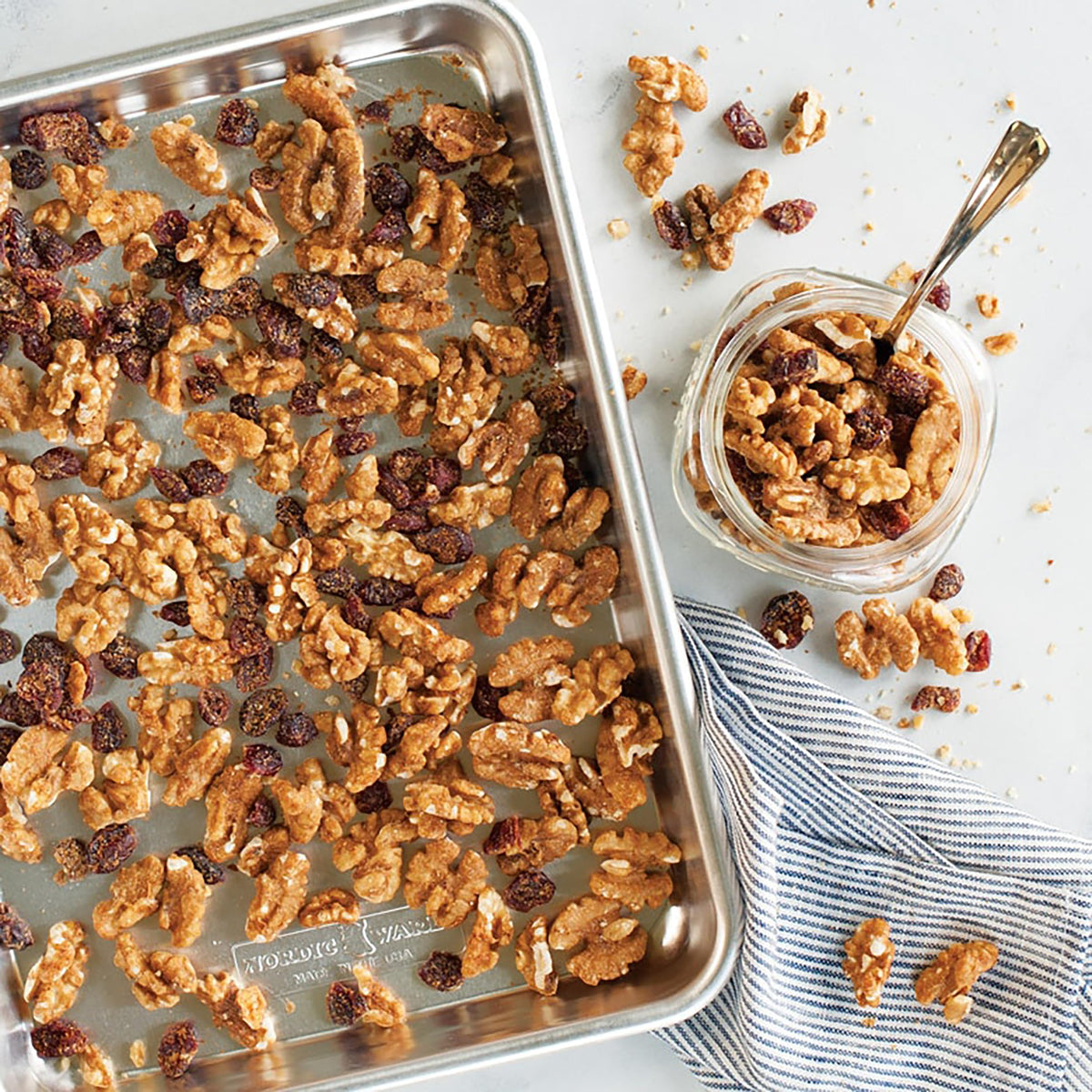 Nordic Ware Naturals aluminum bakeware delivers durable performance over time.