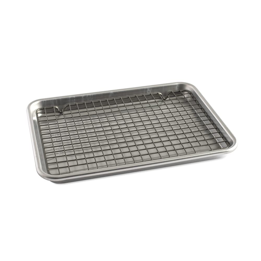 Nordic Ware Naturals easy clean; hand wash recommended.