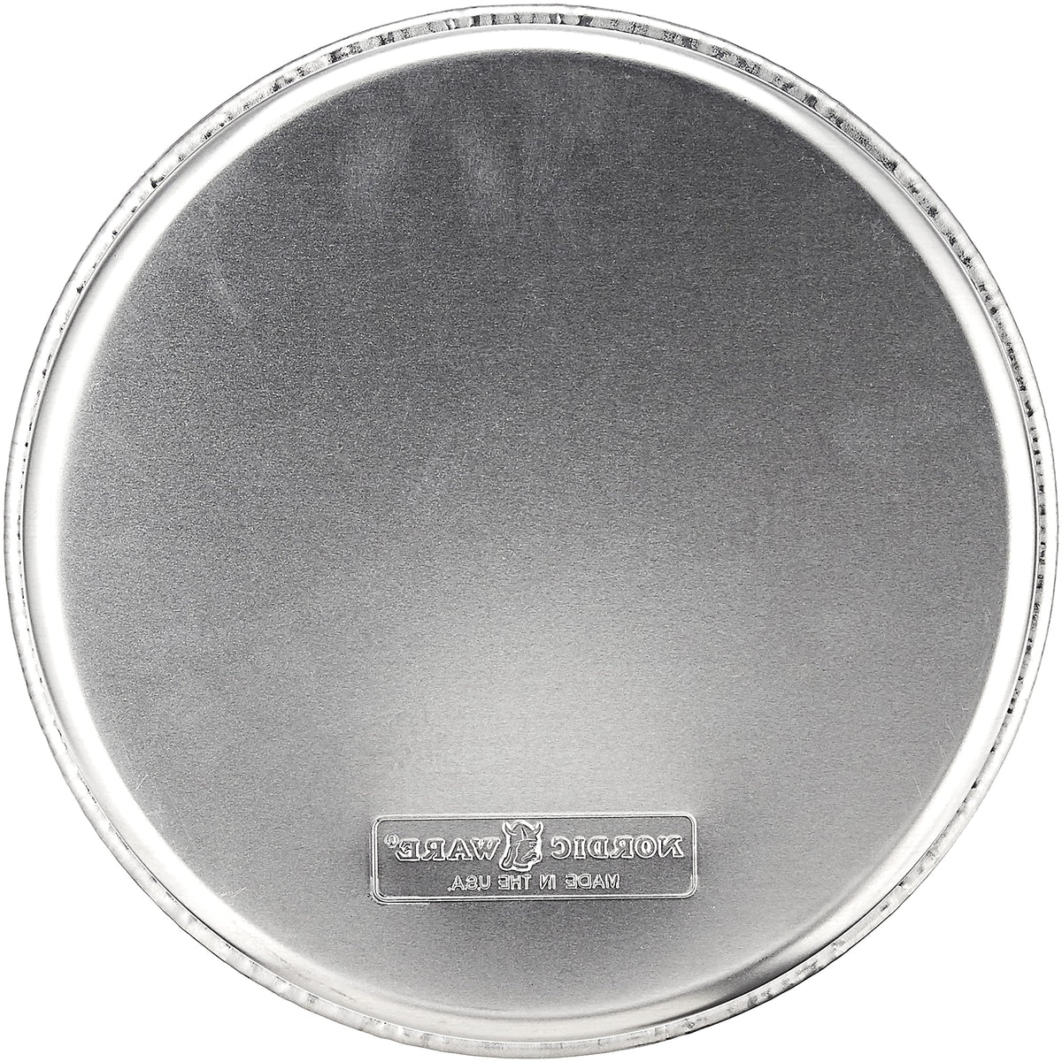 Nordic Ware Naturals pan with encapsulated rim preventing warping during baking