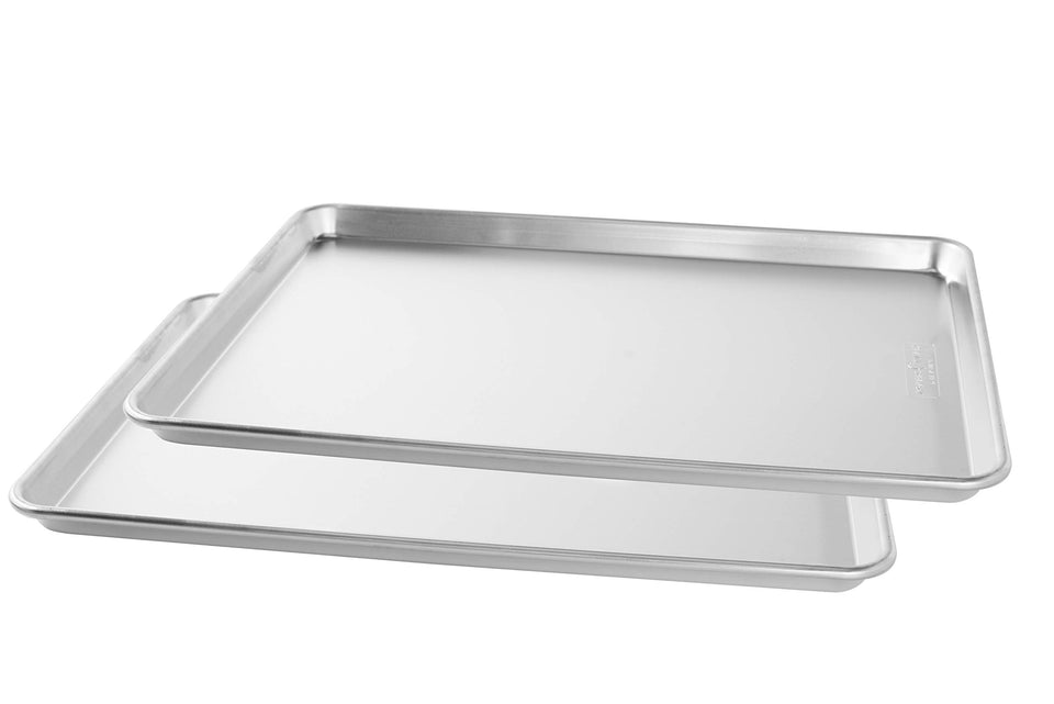 Nordic Ware Naturals extra-large bake pan exterior for large batch baking