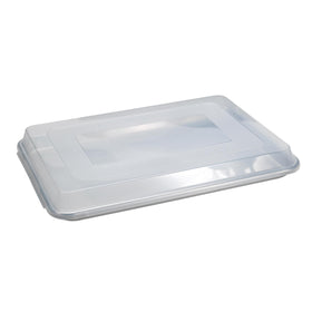 Nordic Ware Naturals Half Sheet with Lid, two-pan set showcased for baking batches