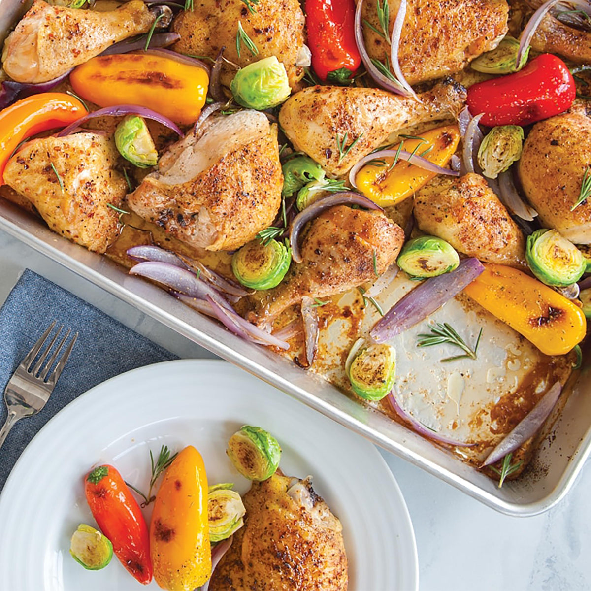 Nordic Ware Naturals high-sided pan easy-clean design simplifies cleanup.