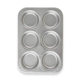 Nordic Ware Naturals pan side view showing cavity arrangement and depth