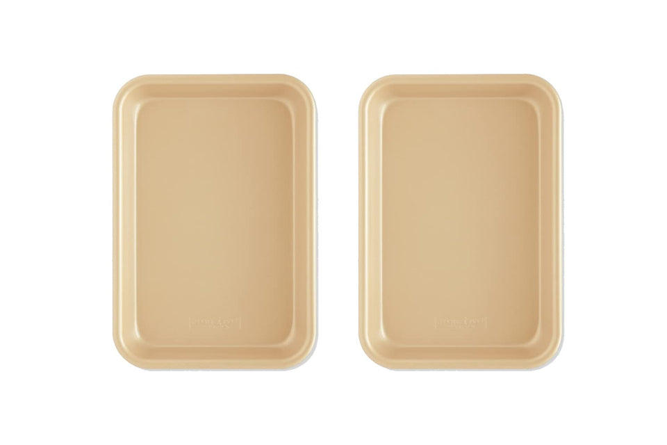 Nordic Ware Naturals nonstick eighth sheet front view for small portions and easy release.