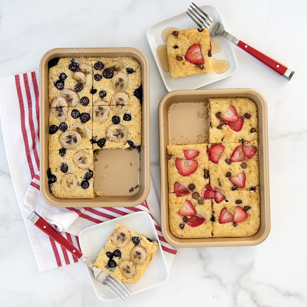 Nordic Ware Naturals nonstick eighth sheet top-down view versatile for ovens and grill transfers.