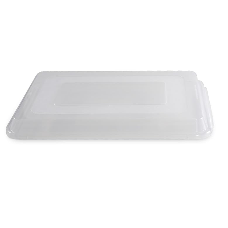 Nordic Ware Naturals pan and lid stacked for compact kitchen storage