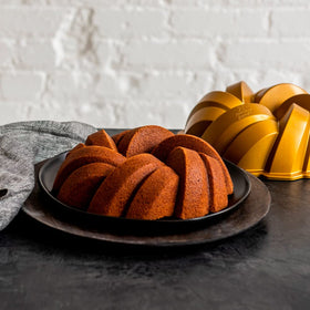 Nordic Ware nonstick silicone coating enables easy release