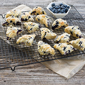 Nordic Ware Procast Mini Scone Pan, nonstick release supports easy cleanup.