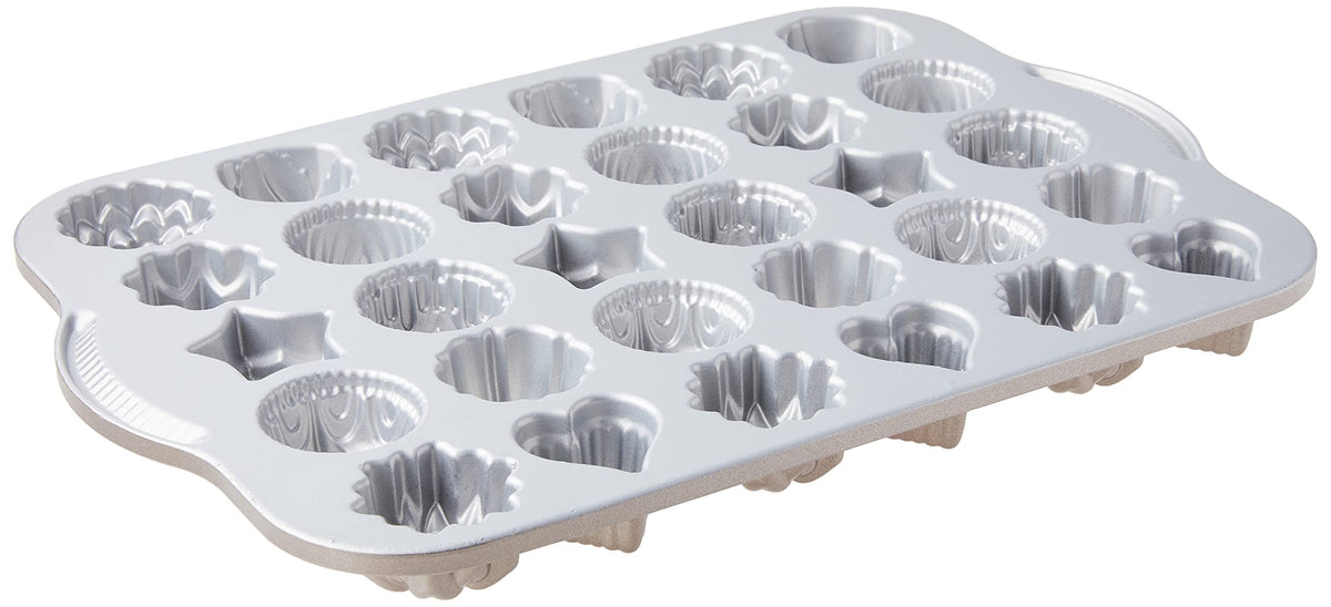 Nordic Ware tea cake mold sunflower shape, creates cheerful bites