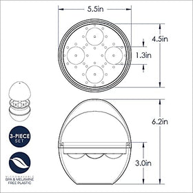 Nordic Ware microwave egg boiler closed lid for contained steam