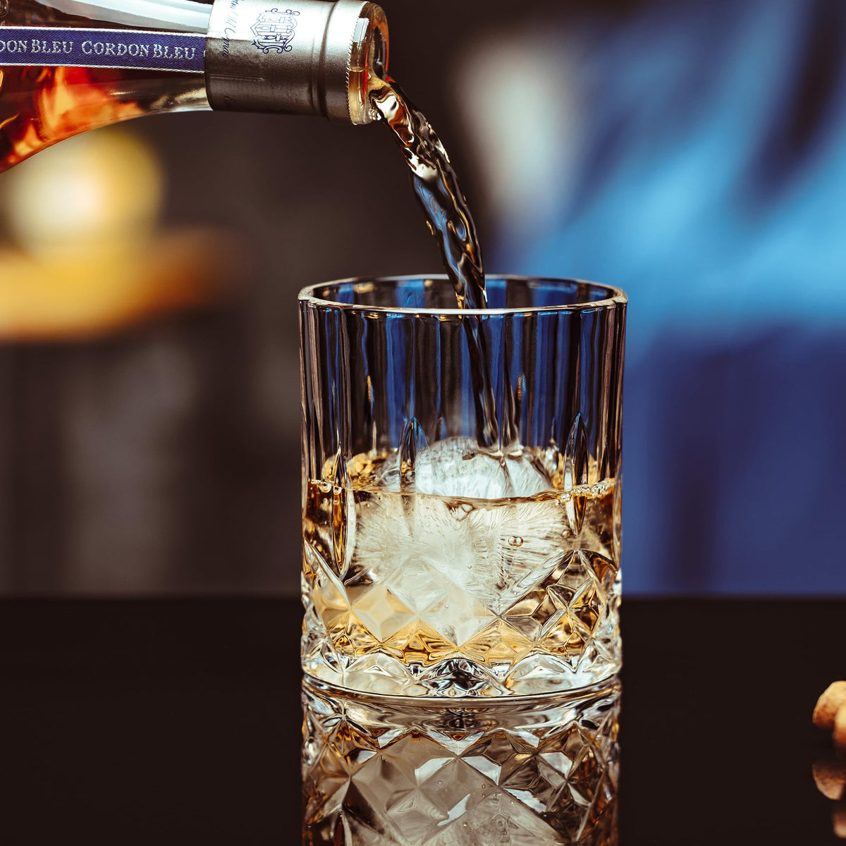 NORIMODA dishwasher-safe bourbon glasses simplify cleanup after gatherings.