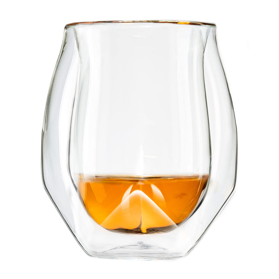 NORLAN Whisky Glass double-walled for cool touch and steady sip.