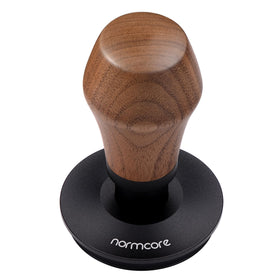 Normcore 58mm tamper with ripple or flat base for even extraction.