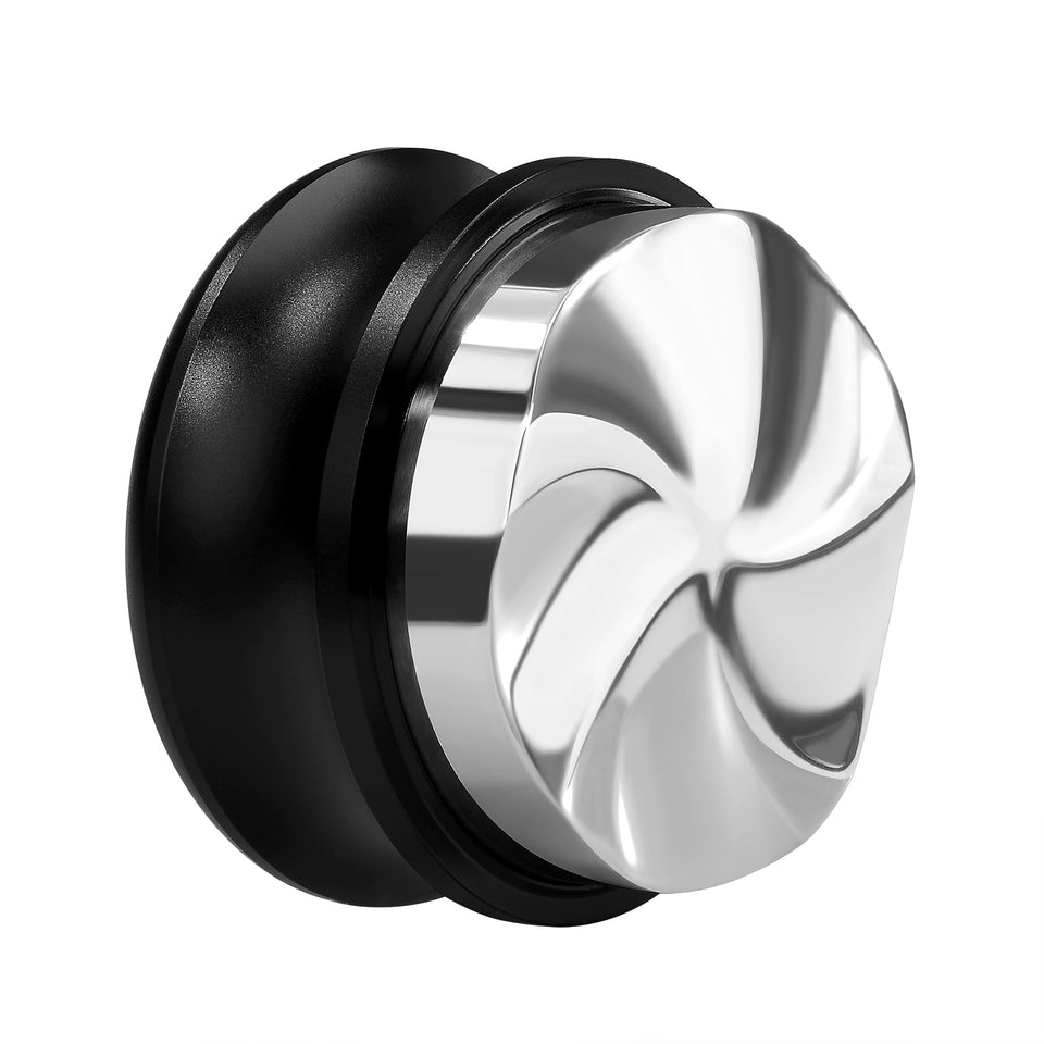 Normcore gravity distributor with a 53.3mm base evenly distributes grounds for balanced extraction.