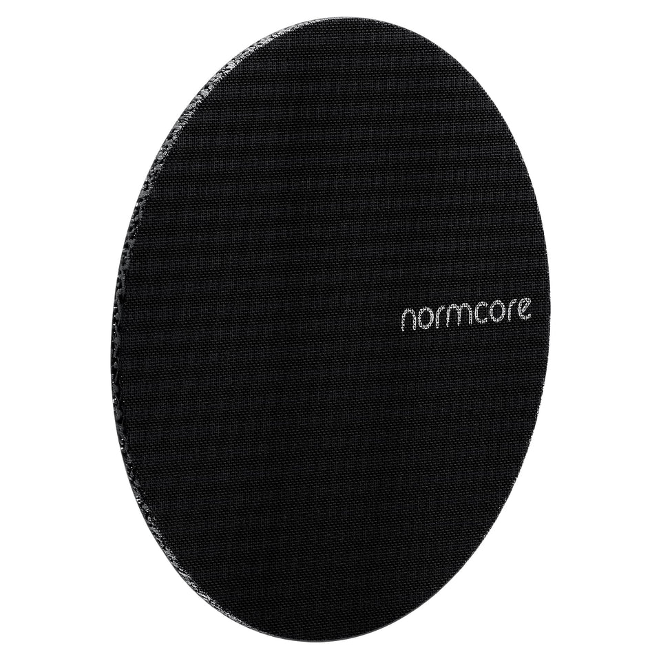 Normcore puck screen close-up with titanium PVD coating for durability and corrosion resistance