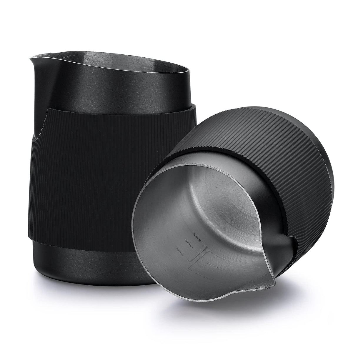 Normcore sharp-spout milk pitcher for slow, controlled pours and latte art.
