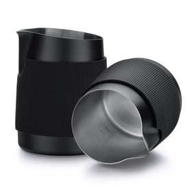 Normcore sharp-spout milk pitcher for slow, controlled pours and latte art.