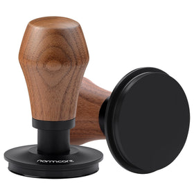 Normcore tamper with flat base promotes uniform contact and reduced channeling