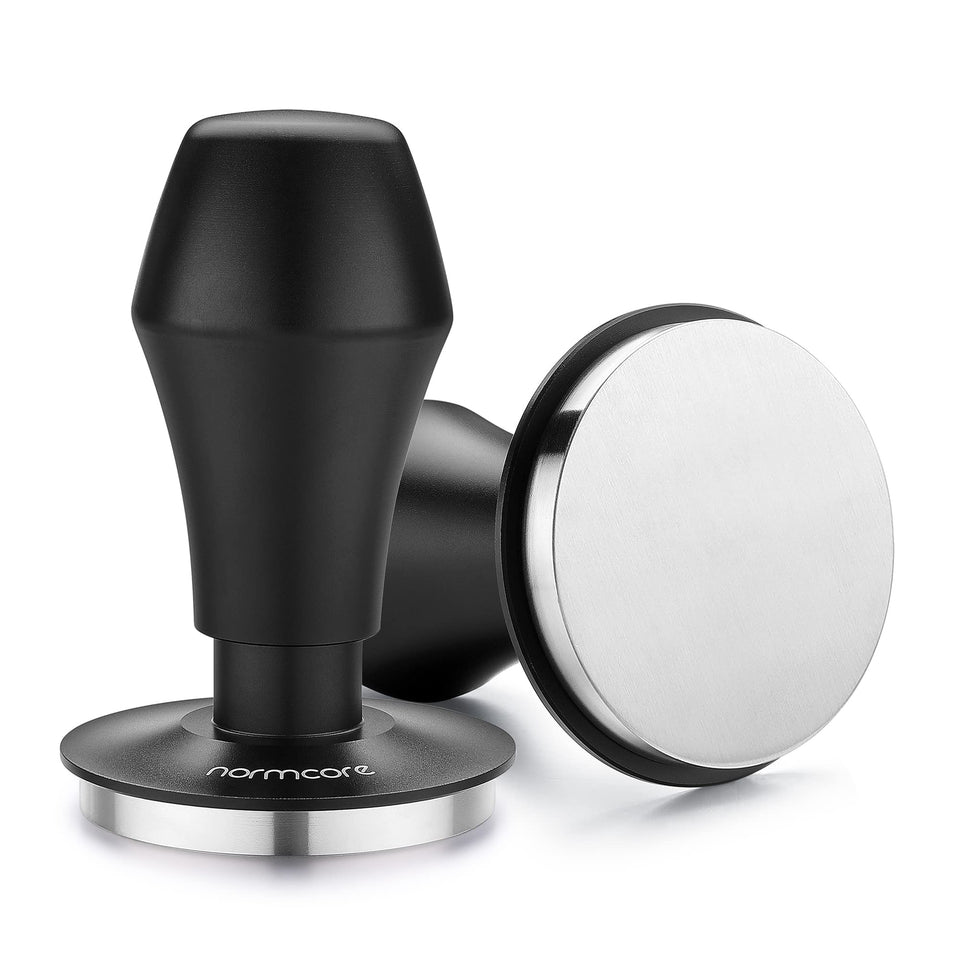 Normcore V4.1 53.3mm tamper front view with precise tamping platform