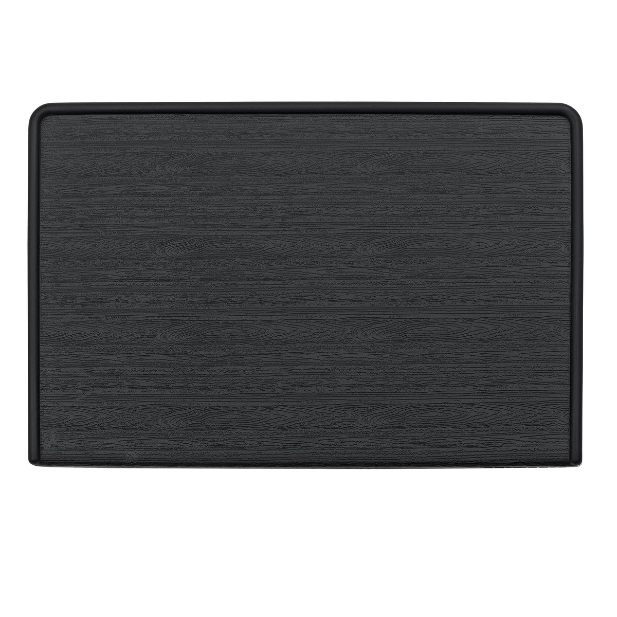 Normcore tamping mat 90-degree corner edge protects counters while tamping.
