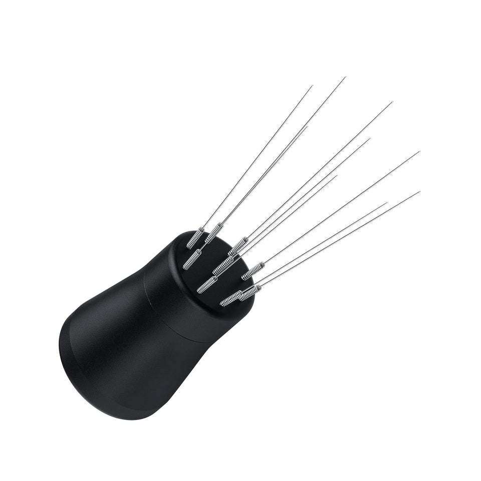 Normcore WDT distribution tool with 9-prong stirrer for even extraction and consistent tamping