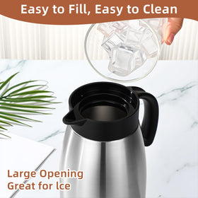 Norme stainless steel body offers durability and easy cleaning over time