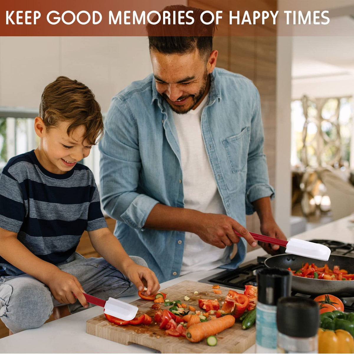 Norme versatile kitchen spatulas suit homes, cafes, and bakeries.