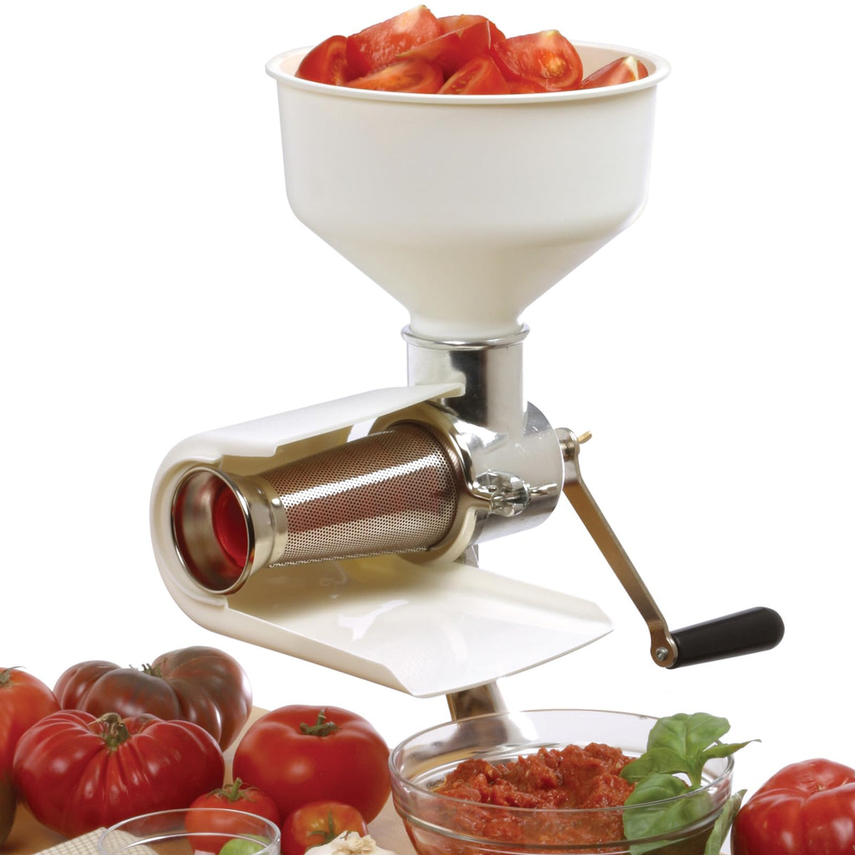 Norpro 1951 Sauce Master with recipe booklet for quick kitchen experiments