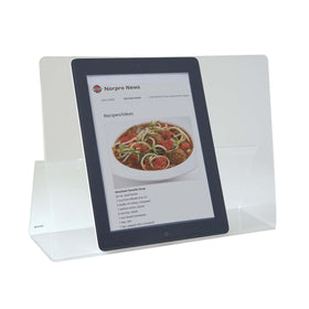 Norpro acrylic cookbook viewing angle support reduces need to touch pages