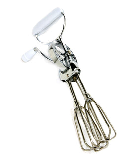 Norpro egg beater classic hand crank with durable stainless steel beaters for small-batch mixing