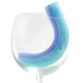 Norpro Fish Silicone Dish Brush hanging hook, convenient to store.