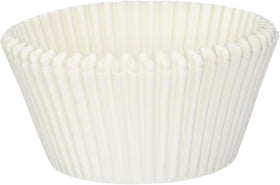 Norpro giant muffin cups white, pan-ready design for jumbo muffin pans.