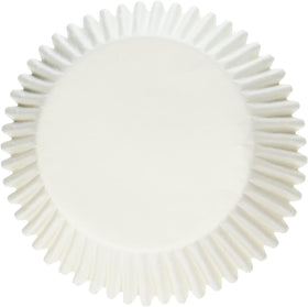 Norpro giant muffin cups white sturdy edge, easy pop-out from pans.