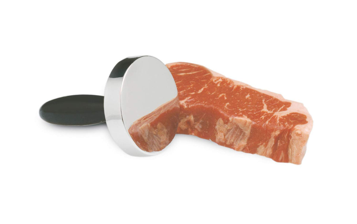 Norpro Grip-EZ polished stainless steel body for easy cleaning
