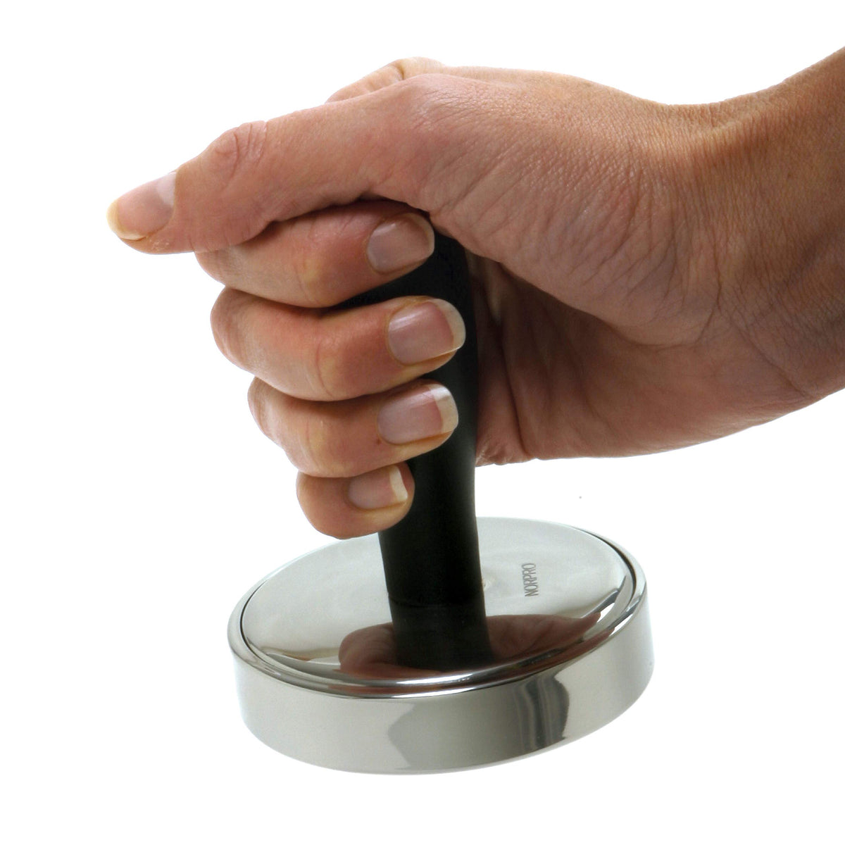 Norpro Grip-EZ shown with Santoprene handle for secure wet grip