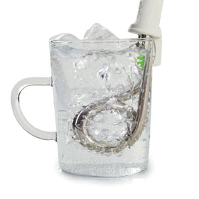 Compact Norpro immersion heater shown at an office desk for hot water on demand.