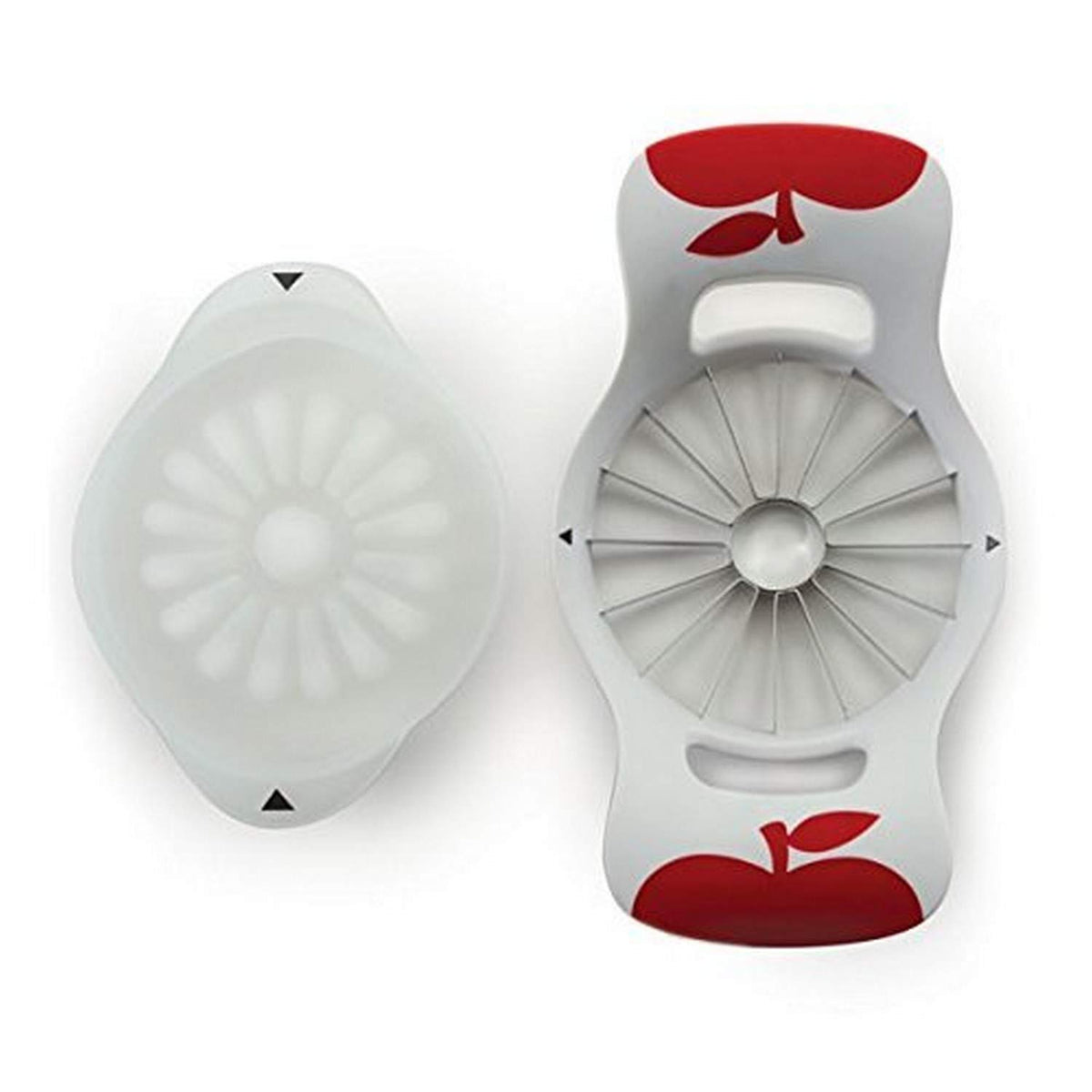Norpro Grip-Ez Fruit Wedger 16-slice in white slices citrus into sixteen parts