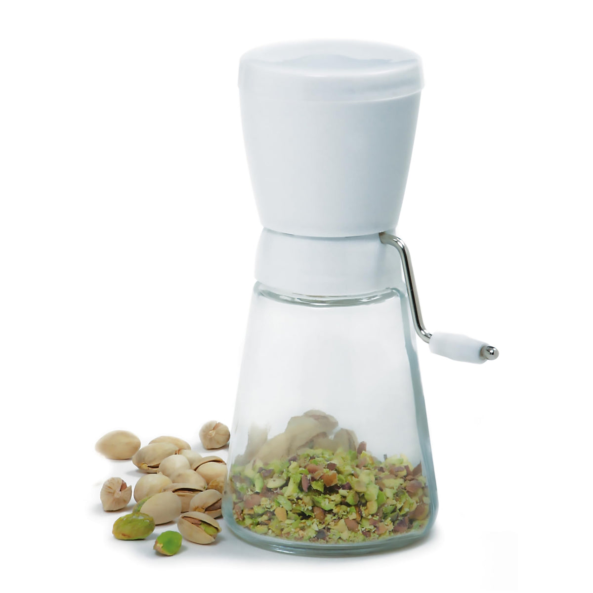 Norpro Nut/Topping Chopper compact design fits small kitchens and drawers.