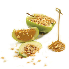 Norpro Nut/Topping Chopper easy-turn handle speeds topping prep.