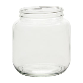North Mountain Supply half-gallon wide-mouth jar with gold lid, ideal for bulk canning and fermentation.